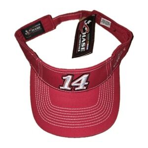 NASCAR Tony Stewart 14 Visor Cap Red Stewart Haas NWT Chase Authentics Vintage